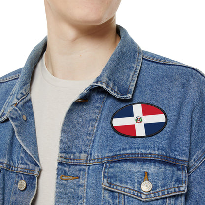 Flag Village Dominican Republic Flag Embroidery Iron-On Patches