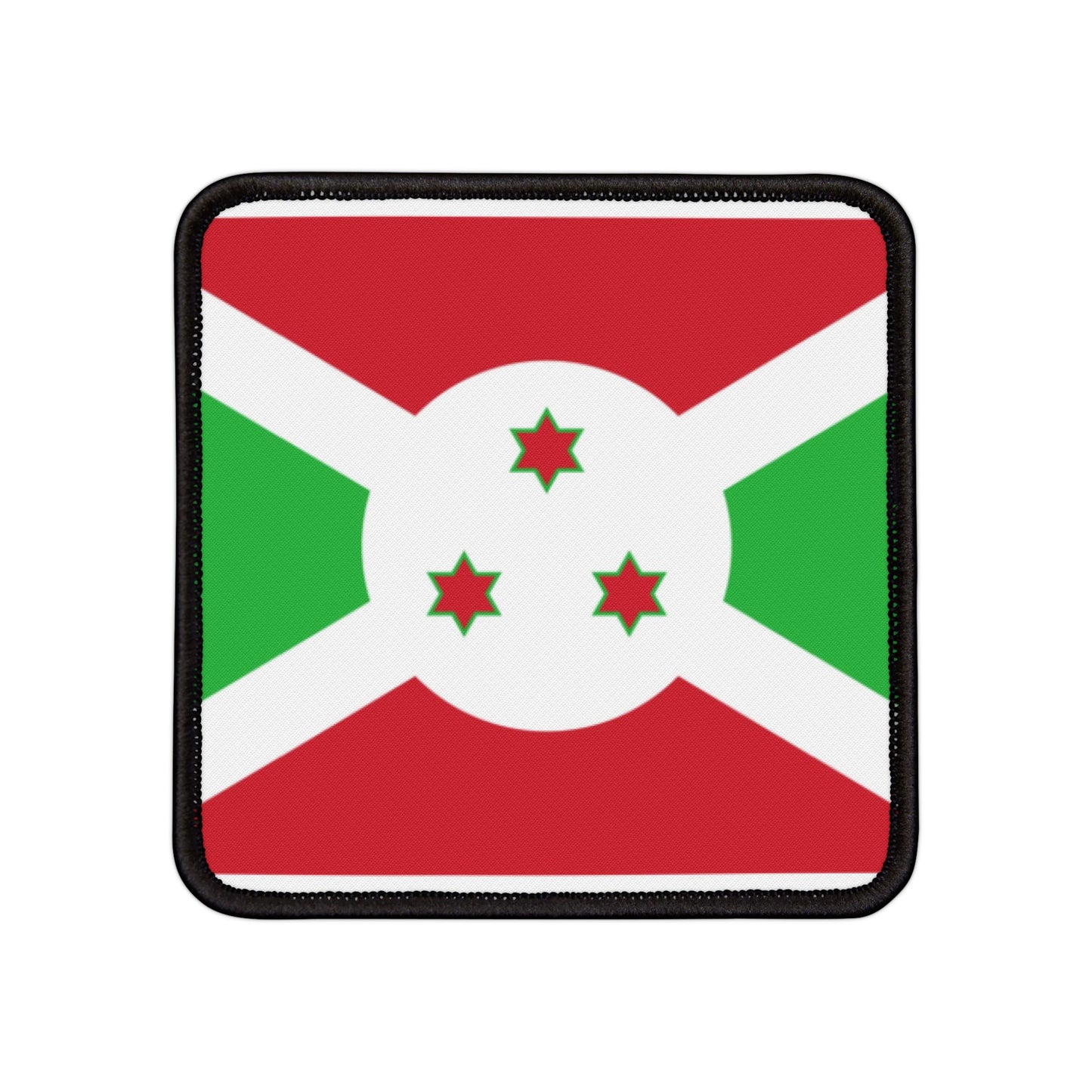 Flag Village Burundi Flag Embroidery Iron-On Patches