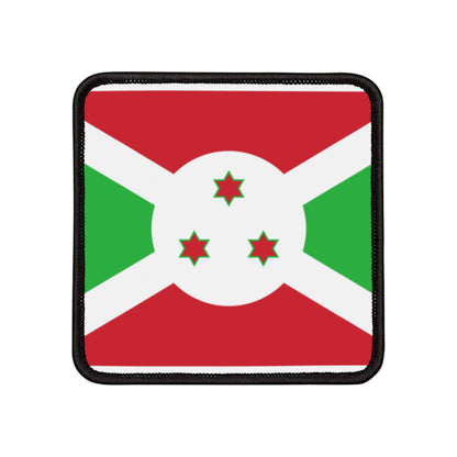 Flag Village Burundi Flag Embroidery Iron-On Patches