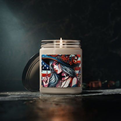 Flag Village Halloween Pretty Witch Scented Soy Candle, 9oz HW0020