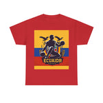 Flag Village Ecuador Sporting Flag T-SHIRT Heavy Cotton Tee ECU0004