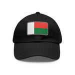 Flag Village Madagascar Flag Hat Cap with Leather Patch