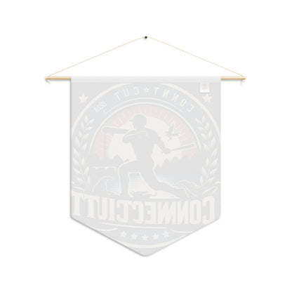 Flag Village Connecticut State Flag Pennant Sporting Home Wall decoration CT0001