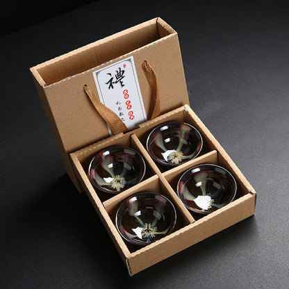 Flag Village Family Kungfu Tea Set Gift Box