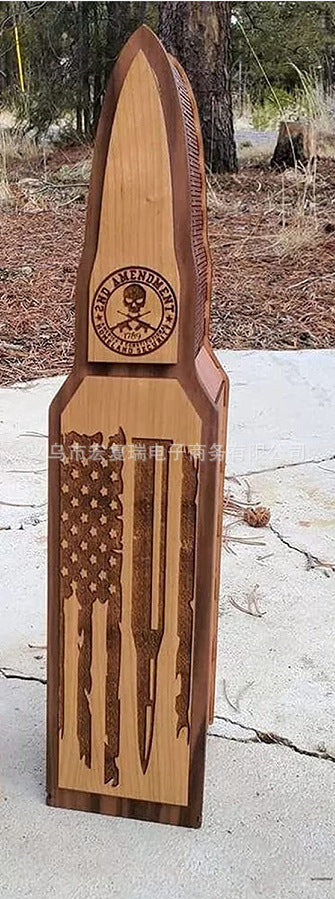 Flag Village Fathers Day Red Wine Wooden Gift Box