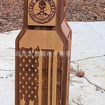 Flag Village Fathers Day Red Wine Wooden Gift Box