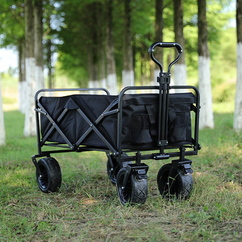 Flag Village New Outdoor Lightweight Camping Folding Small Trailer
