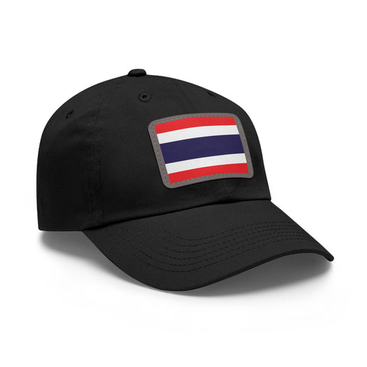 Flag Village Thailand Flag Hat Cap with Leather Patch