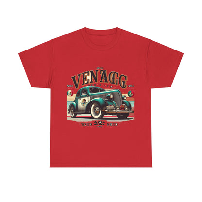Flag Village Mexico Vintage Car Flag T-SHIRT Heavy Cotton Tee MEX0004