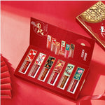Flag Village Chinese Style Lipstick Gift Set Box Lasting Moisturizing Nourishing