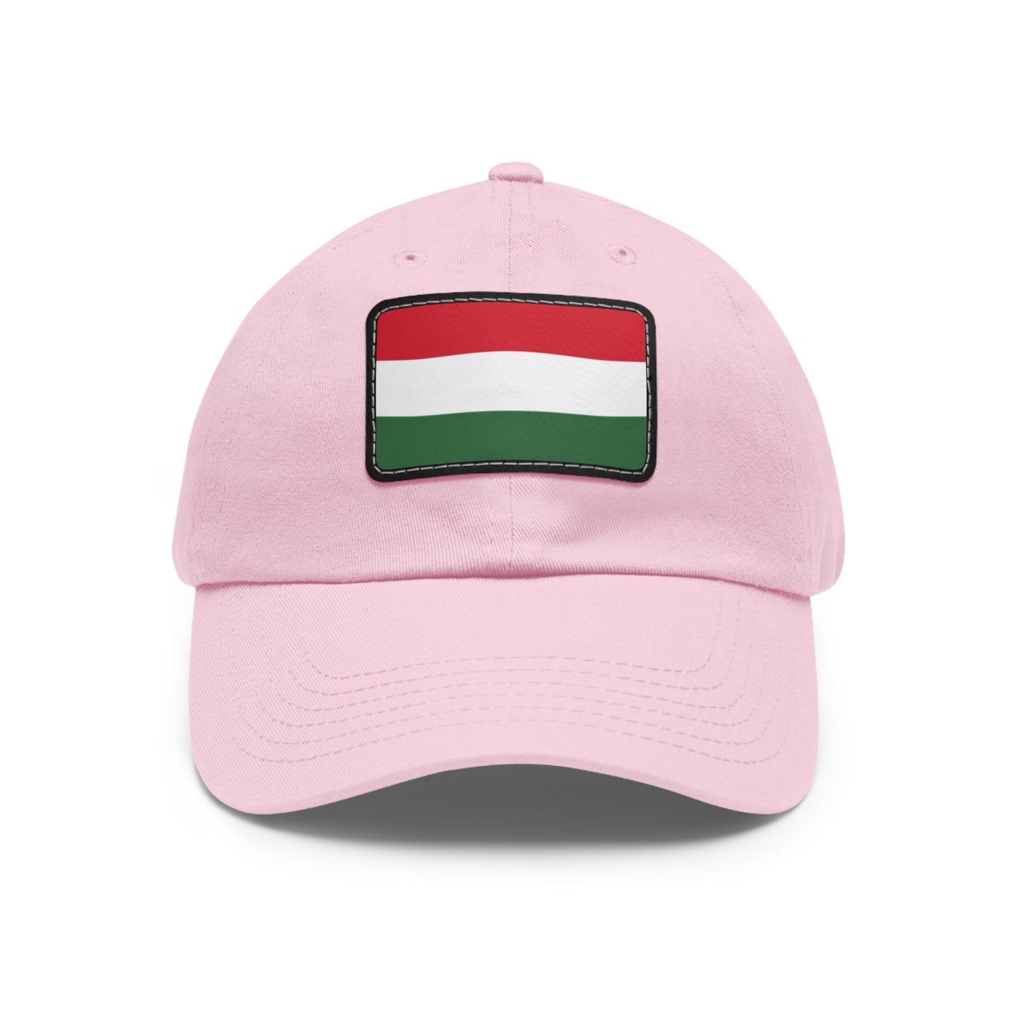 Flag Village Hungary Flag Hat Cap with Leather Patch