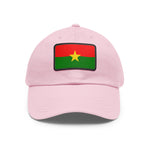 Flag Village Burkina Faso Flag Hat Cap with Leather Patch