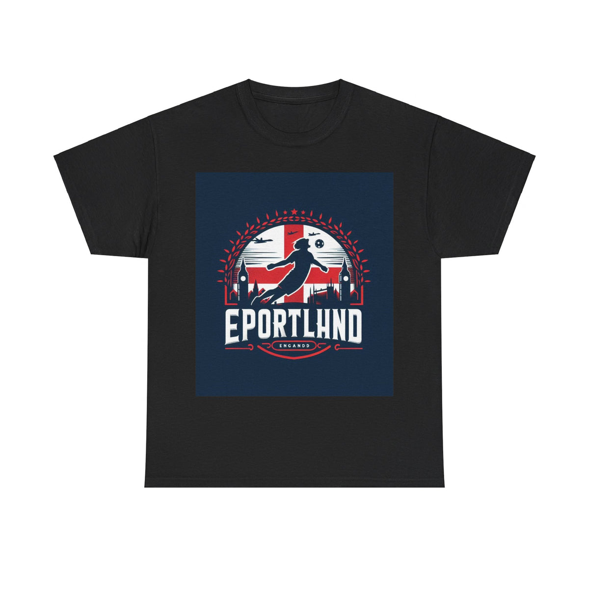 Flag Village England Sporting Flag T-SHIRT Heavy Cotton Tee GBR0003