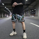 Flag Village Floral loose shorts beach shorts