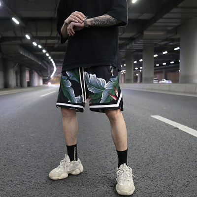 Flag Village Floral loose shorts beach shorts