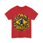Flag Village Brazil Sporting Flag T-SHIRT Heavy Cotton Tee BRA0011