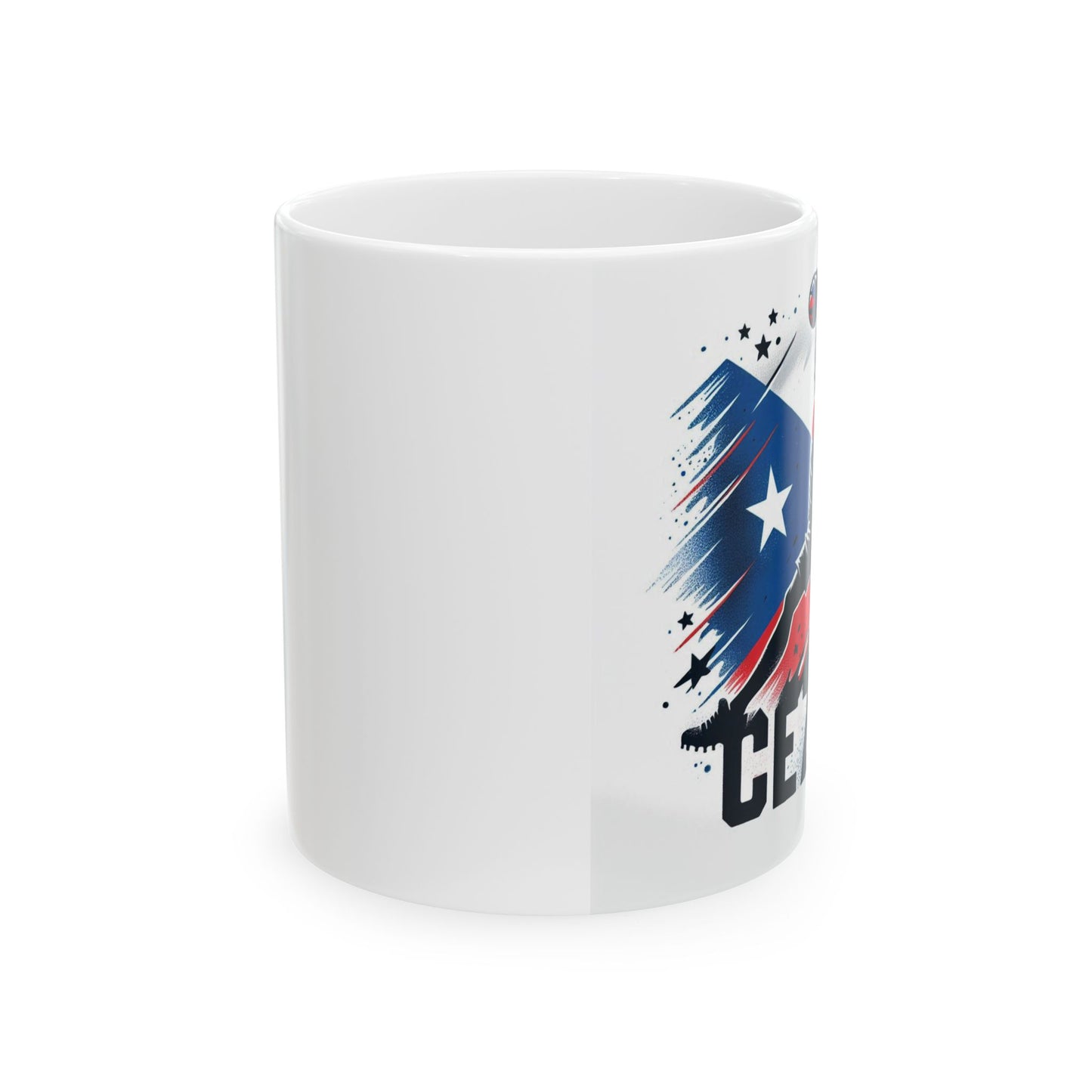 Flag Village Czech Sporting Flag Ceramic Coffee Mug 11oz CZE0005