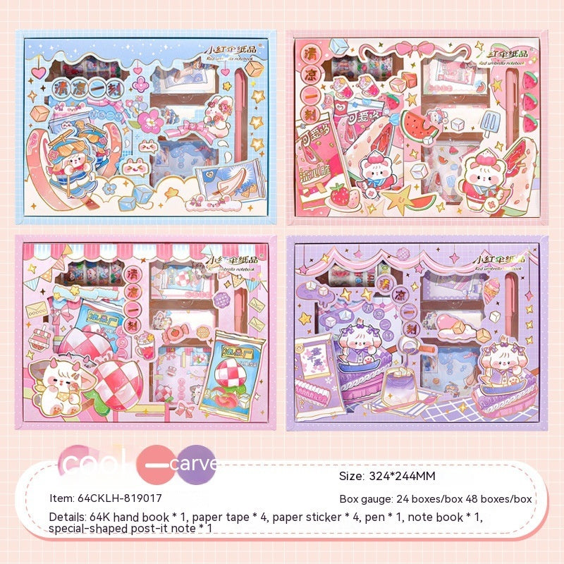 Flag Village 32K Journal Book Full Set Notebook Suit Gift Box