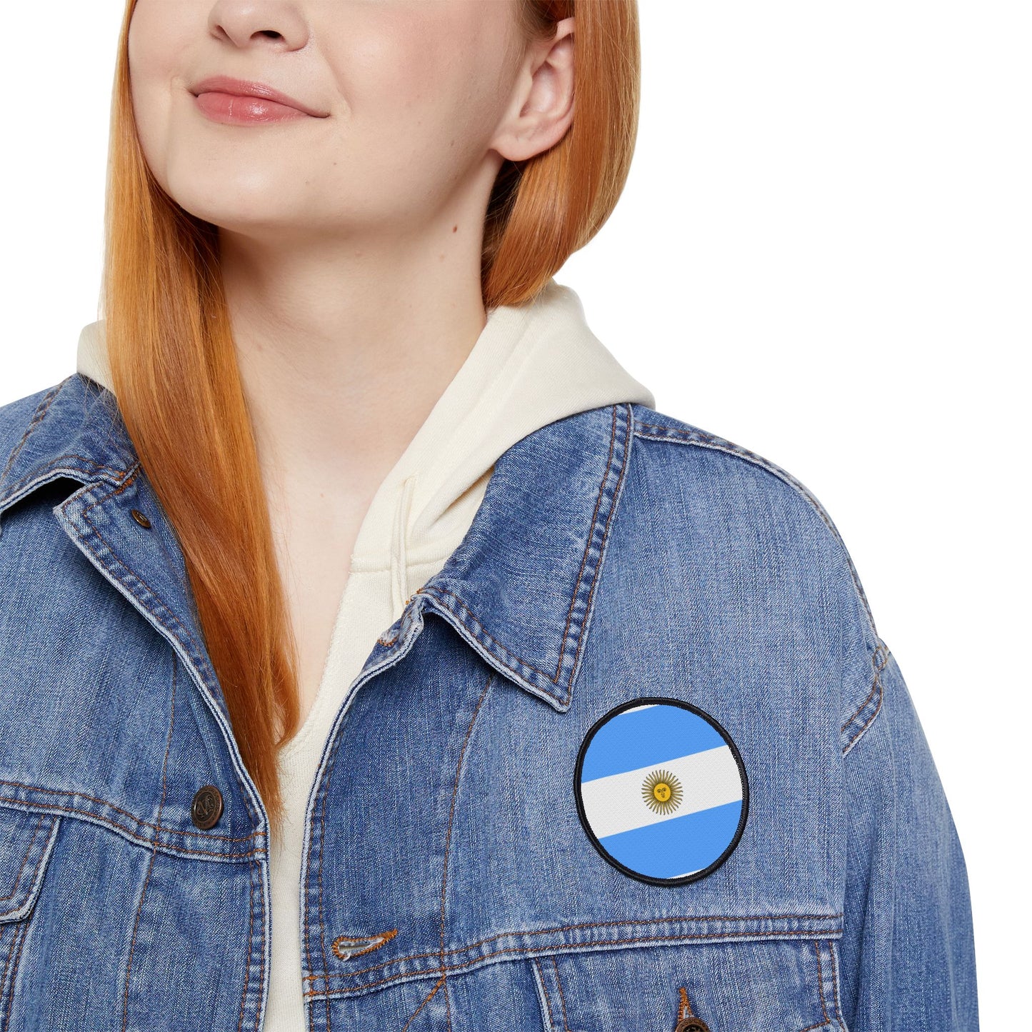 Flag Village Argentina Flag Embroidery Iron-On Patches