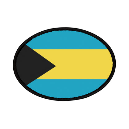 Flag Village Bahamas Flag Embroidery Iron-On Patches