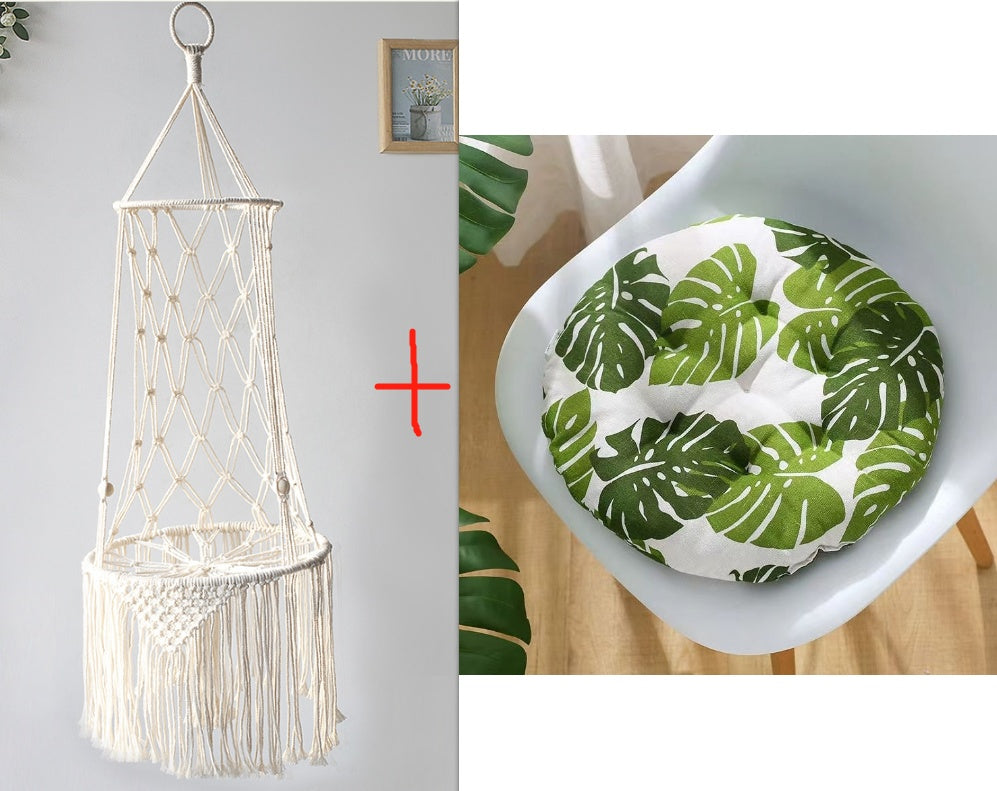Flag Village Macrame Hanging Pet Bed Macrame Cat Hammock Wall Hanging Cat Hammock Macrame Cat Bed-Pet Gifts Hammock Macrame Cat Swing