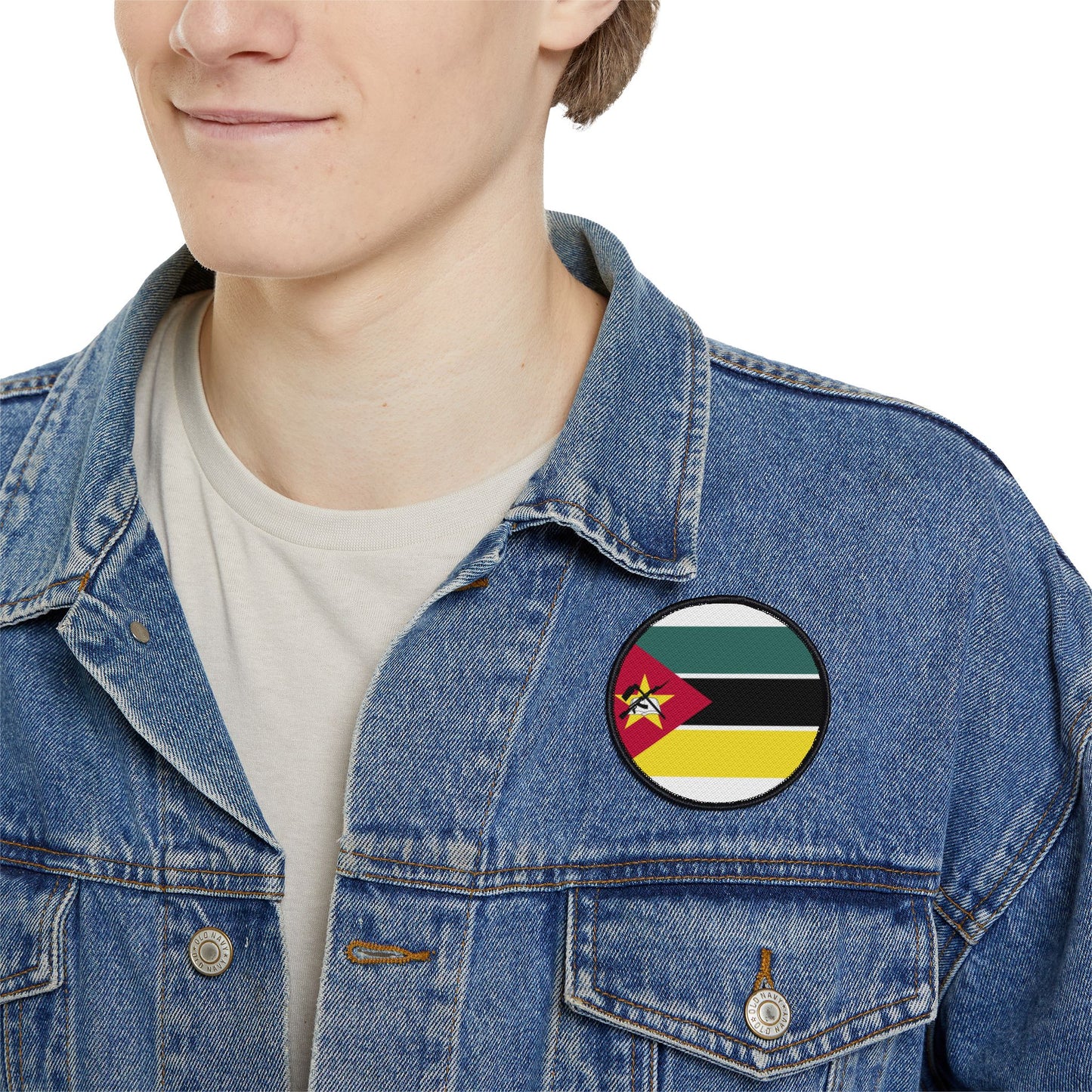 Flag Village Mozambique Flag Embroidery Iron-On Patches