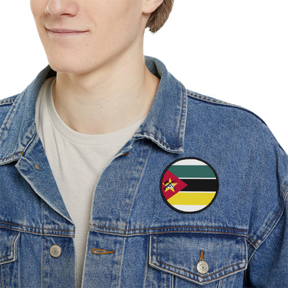 Flag Village Mozambique Flag Embroidery Iron-On Patches