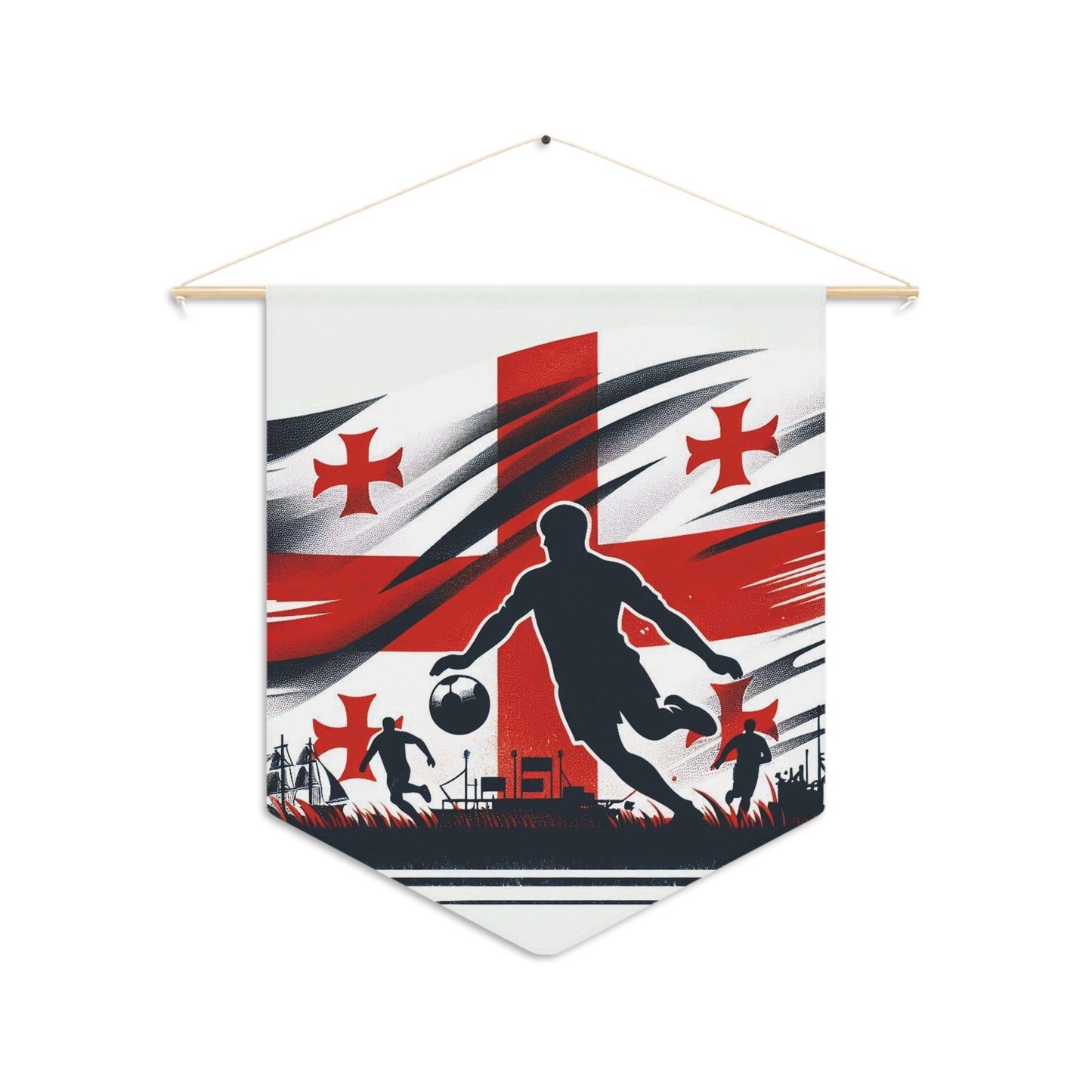 Flag Village Georgia Flag Pennant Sporting Home Wall decoration GEO0001