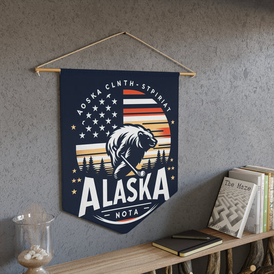 Flag Village Alaska State Flag Pennant Sporting Home Wall decoration AK0002