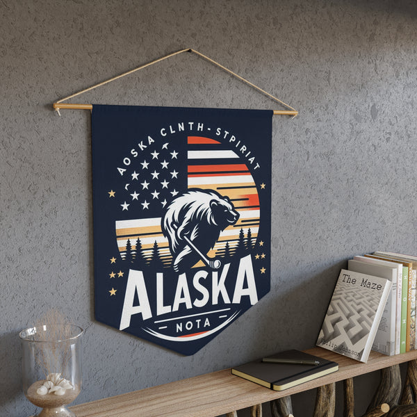Flag Village Alaska State Flag Pennant Sporting Home Wall decoration AK0002