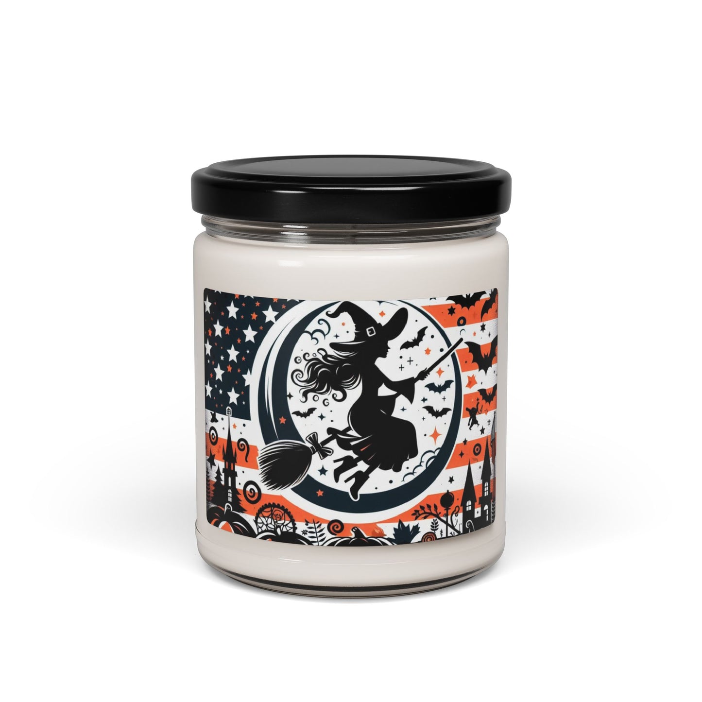 Flag Village Halloween Pretty Witch Scented Soy Candle, 9oz HW0025