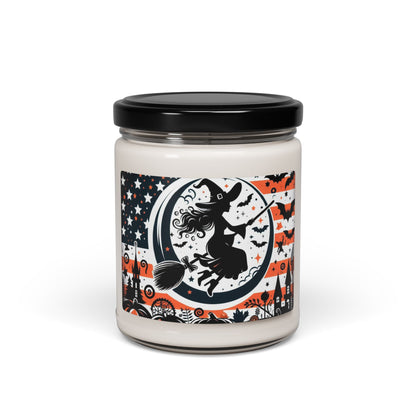 Flag Village Halloween Pretty Witch Scented Soy Candle, 9oz HW0025