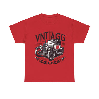 Flag Village UK Vintage Car Flag T-SHIRT Heavy Cotton Tee UK0008