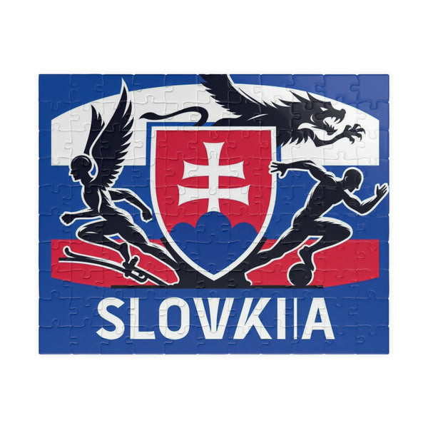 Flag Village Slovakia Sporting Flag Jigsaw Puzzle