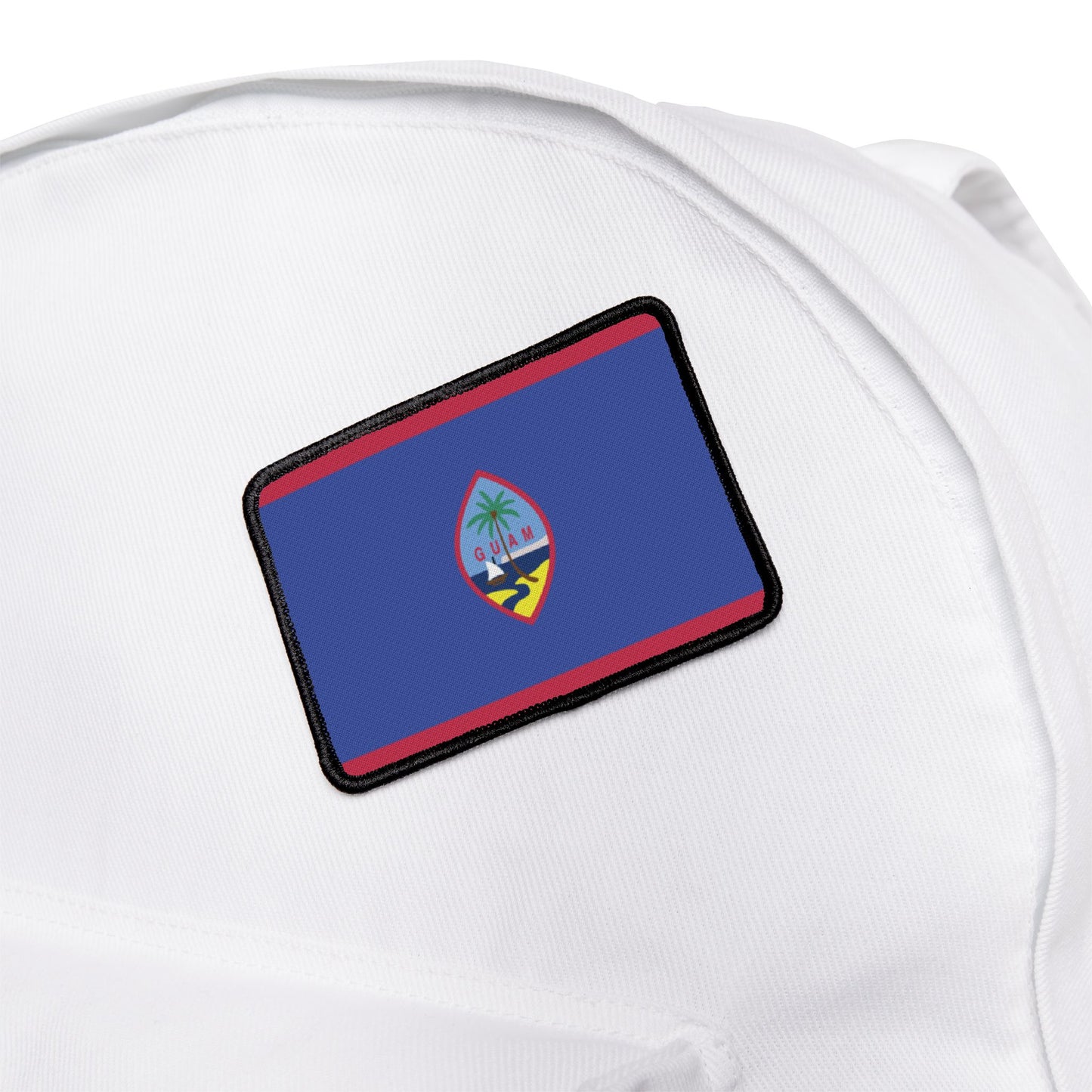 Flag Village Guam Flag Embroidery Iron-On Patches