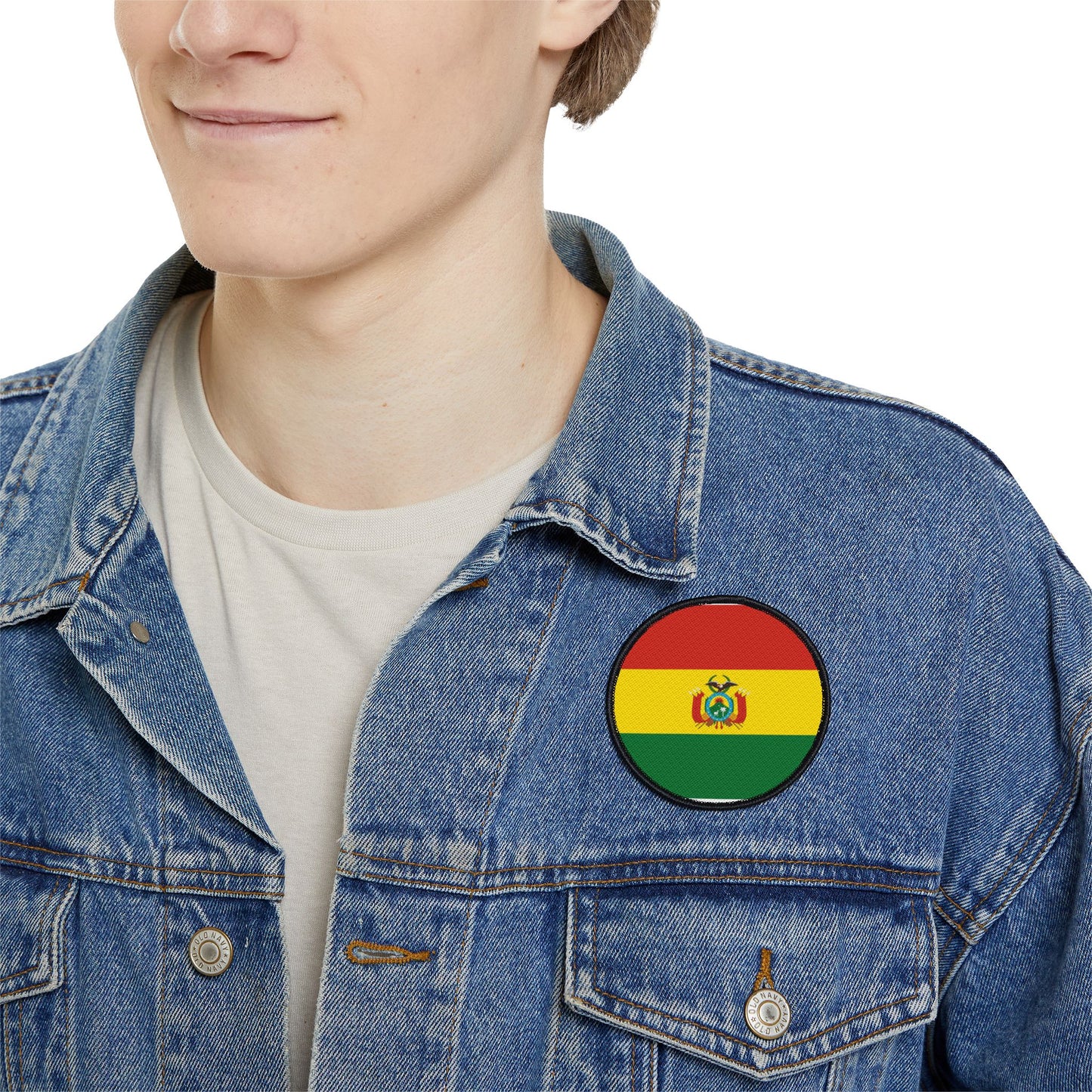 Flag Village Bolivia Flag Embroidery Iron-On Patches