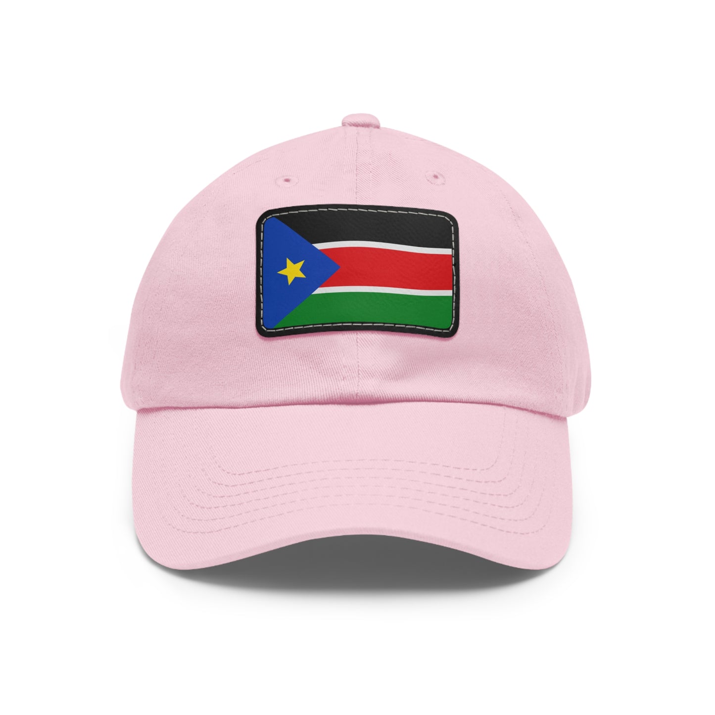 Flag Village South Sudan Flag Hat Cap with Leather Patch