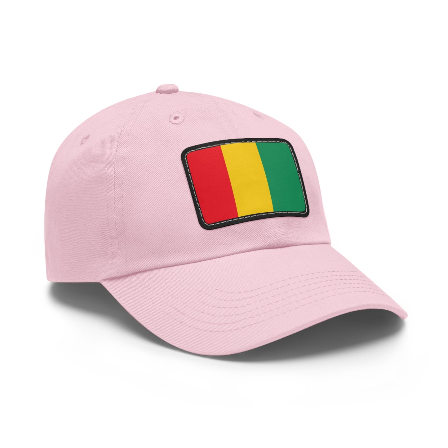 Flag Village Guinea Flag Hat Cap with Leather Patch