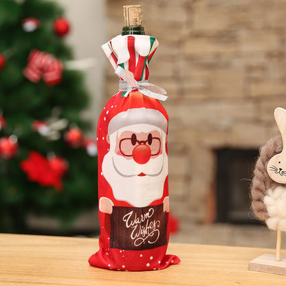 Flag Village New Christmas Decorations Wine Gift Box Table Supplies