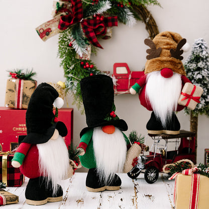 Flag Village Christmas Gnome Dolls Christmas Day Gifts Dwarves Home Decoration Gifts