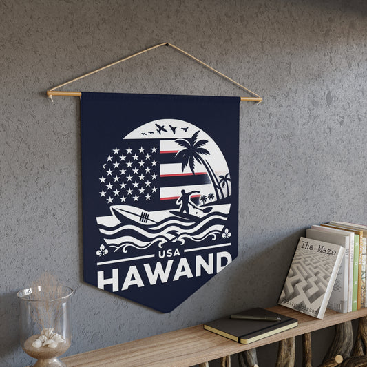 Flag Village Hawaii State Flag Pennant Sporting Home Wall decoration HI0001