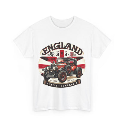 Flag Village UK Vintage Car Flag T-SHIRT Heavy Cotton Tee UK0023