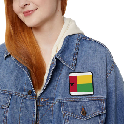 Flag Village Guinea-Bissau Flag Embroidery Iron-On Patches
