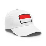 Flag Village Indonesia Flag Hat Cap with Leather Patch
