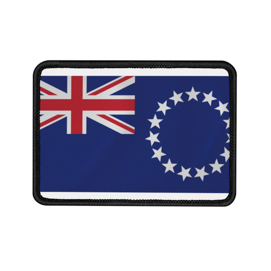Flag Village Cook Islands Flag Embroidery Iron-On Patches