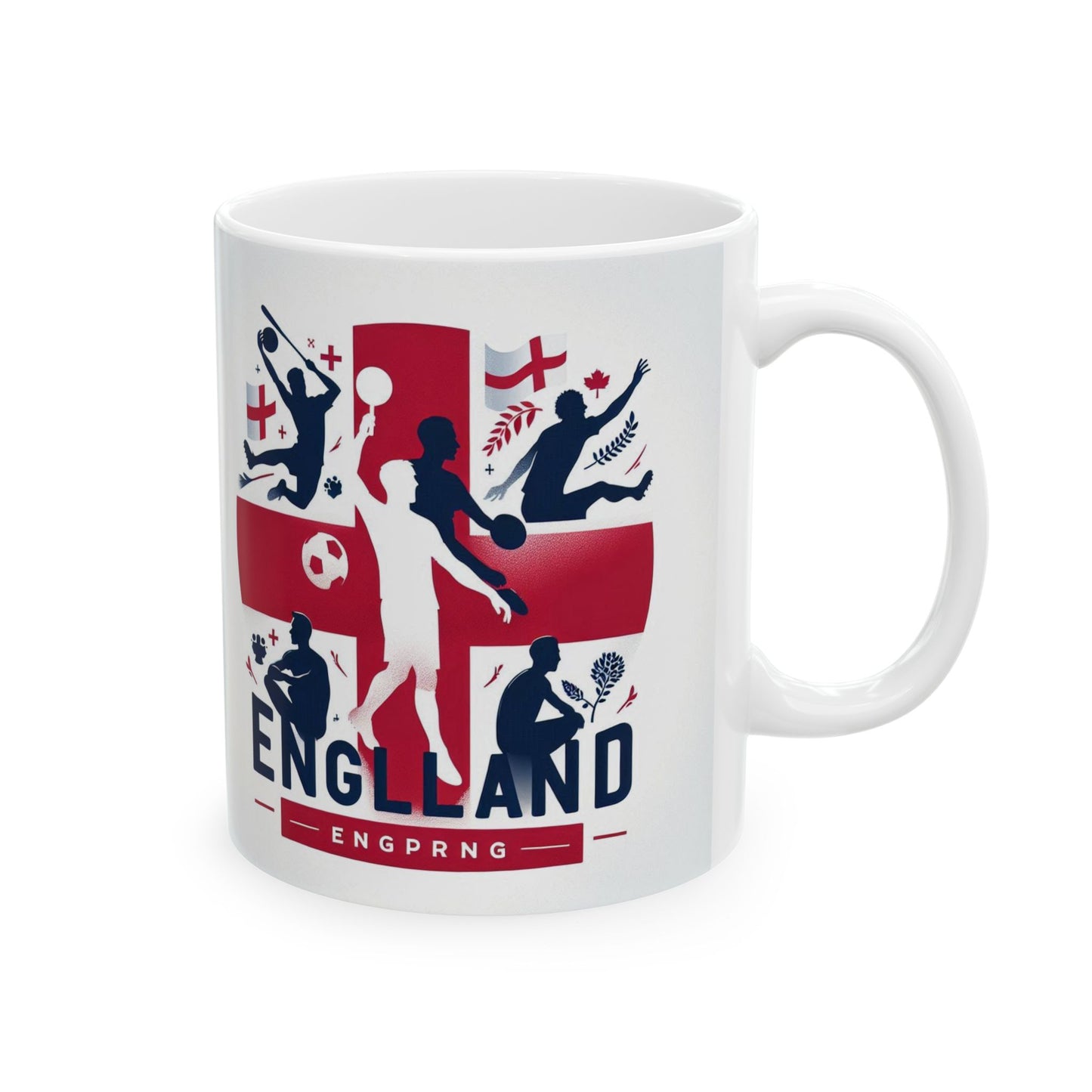 Flag Village ENGLAND Sporting Flag Ceramic Coffee Mug 11oz FV-MG0019