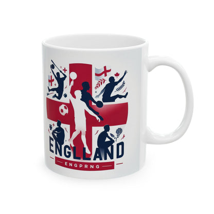 Flag Village ENGLAND Sporting Flag Ceramic Coffee Mug 11oz FV-MG0019