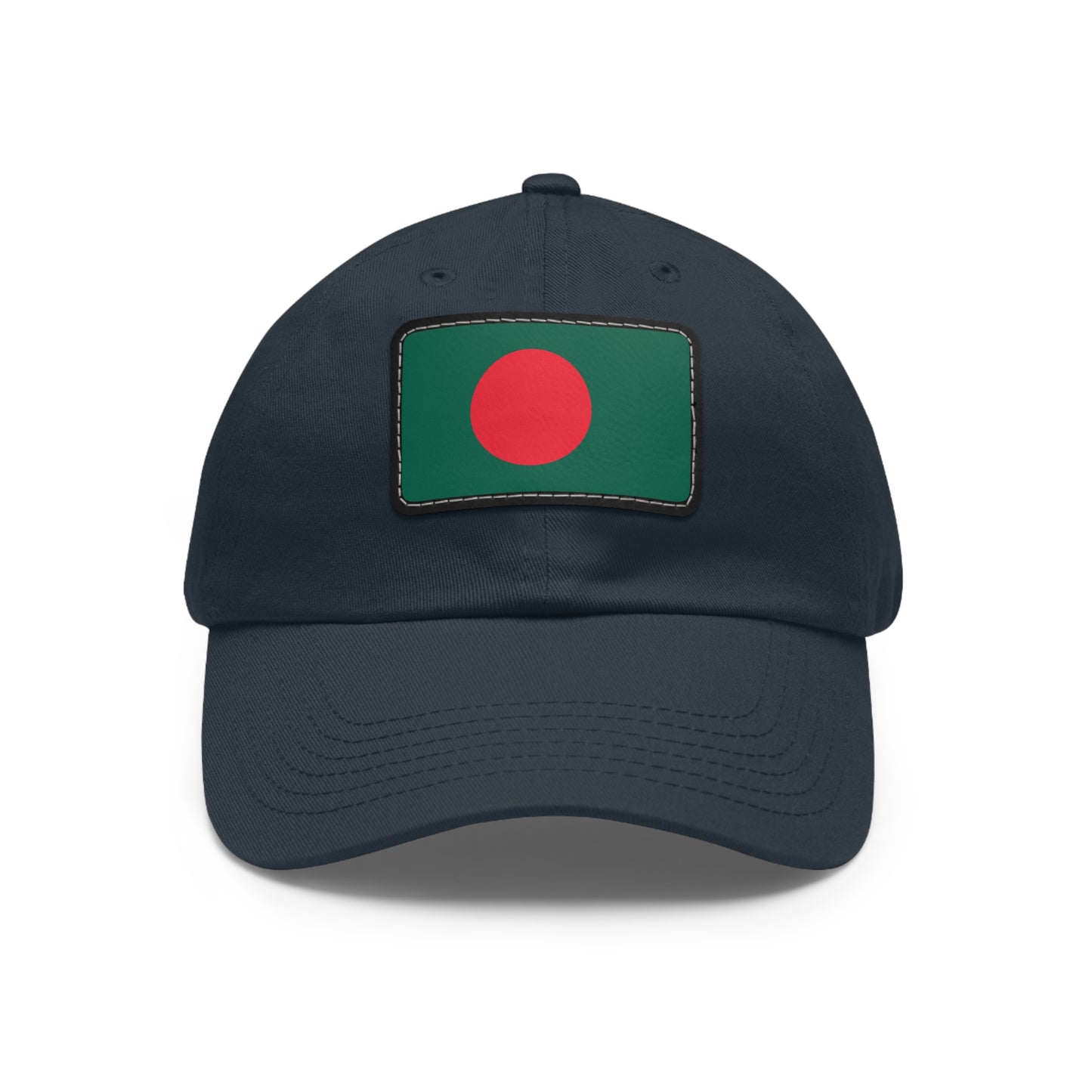 Flag Village Bangladesh Flag Hat Cap with Leather Patch