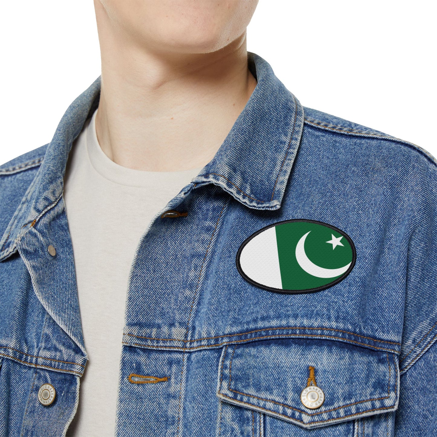 Flag Village Pakistan Flag Embroidery Iron-On Patches