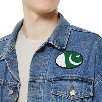 Flag Village Pakistan Flag Embroidery Iron-On Patches